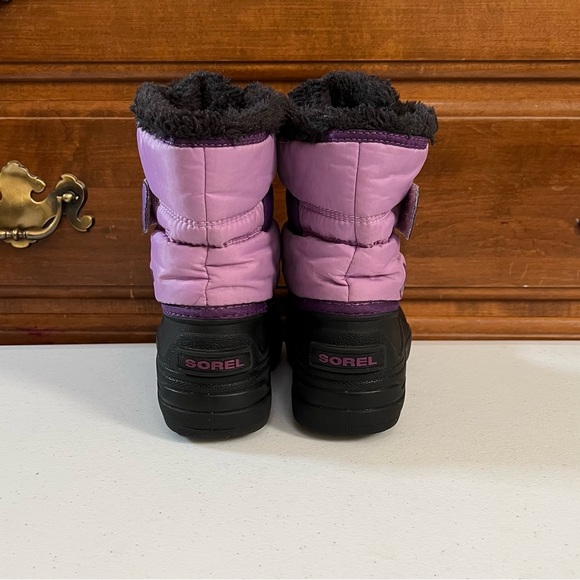 Sorel Kids' Purple and Black Winter Boots - Picture 3 of 11